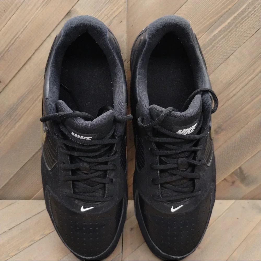 Nike Air Baseline Low‎ Basketball Sneakers Mens Size 13 Black Anthracite White